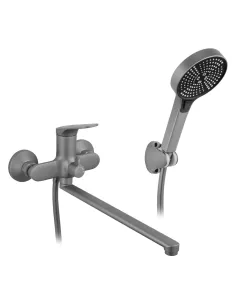Смеситель для ванны Kroner KRM Linz - GRN070 с душевым набором