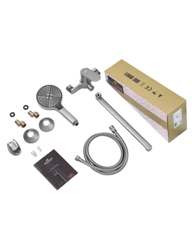 Змішувач для ванни Kroner KRM Linz-GRN070 з душовим набором