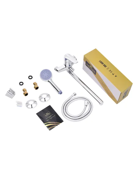 Змішувач для ванни Kroner KRM Odra-C070 з душовим набором.