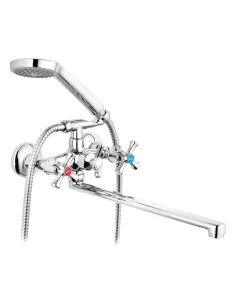Смеситель для ванны Kroner KRM Rhein - C072 с душевым набором