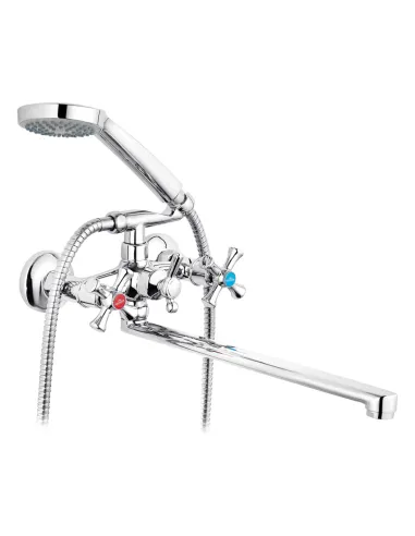 Смеситель для ванны Kroner KRM Rhein - C072 с душевым набором