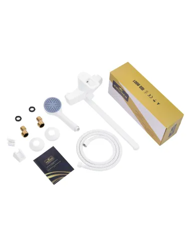 Смеситель для ванны Kroner KRM Zenda - W070 с душевым набором