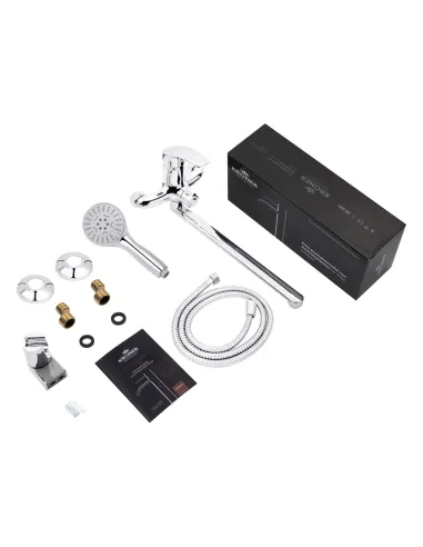 Змішувач для ванни Kroner KRP Konstante - C072 з душовим набором