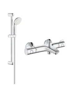 Смеситель для ванны Grohe Grohtherm 800 34567000 с душевым гарнитуром 27948001 (34567001)