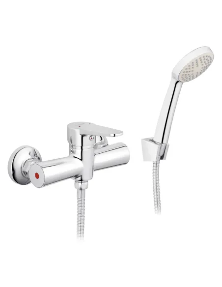 Змішувач для душу Kroner KRM Elbe - C050, без виливу, з душовим набором