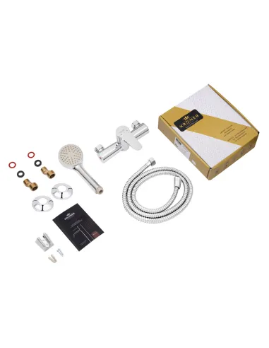 Смеситель для душа Kroner KRM Elbe - C050, без излива, с душевым набором