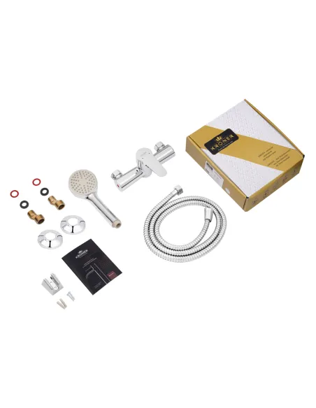 Змішувач для душу Kroner KRM Elbe - C050, без виливу, з душовим набором