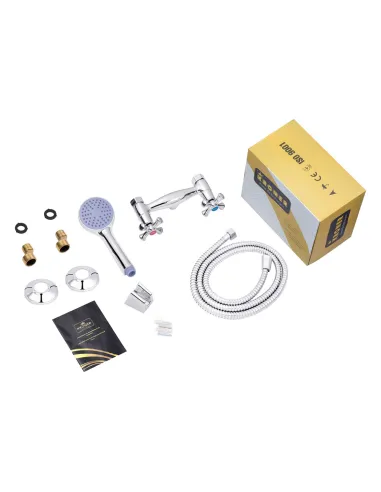 Смеситель для душа Kroner KRM Rhein - C050, без излива, с душевым набором