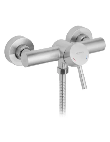 Змішувач для душу Kroner KRP Edelstahl Klassisch - ESG050, без виливу, з душовим набором