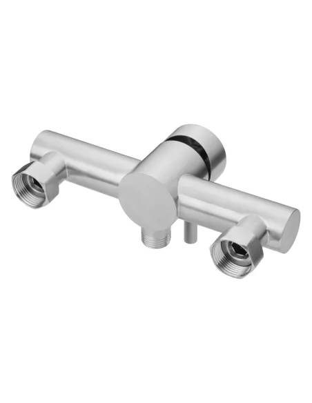 Смеситель для душа Kroner KRP Edelstahl Klassisch - ESG050, без излива, с душевым набором Смеситель для душа Kroner KRP Edelstahl Klassisch - ESG050, без излива, с душевым набором