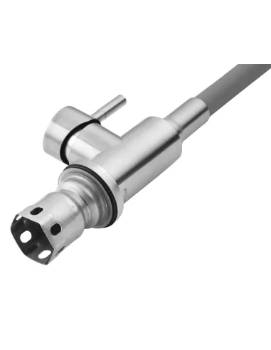 Смеситель для кухни с гибким изливом Kroner KRP Edelstahl Klassisch - ESG031GRA серый гофроизлив