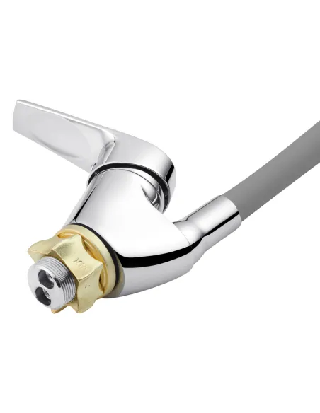 Змішувач для кухні з гнучким виливом Kroner KRM Odra - C032GRA сірий гофровилив