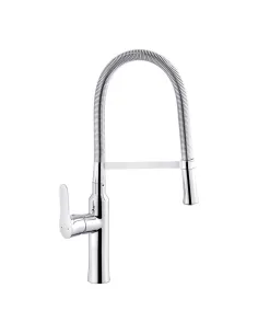 Смеситель для кухни Kroner KRP Kuche - C035 с гибким изливом из латуни