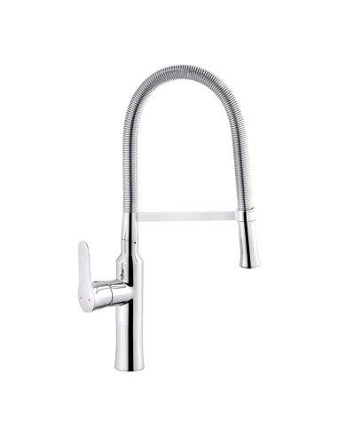 Смеситель для кухни Kroner KRP Kuche - C035 с гибким изливом из латуни