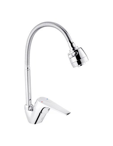Смеситель для кухни Kroner KRM Odra - C038-1 с гибким изливом
