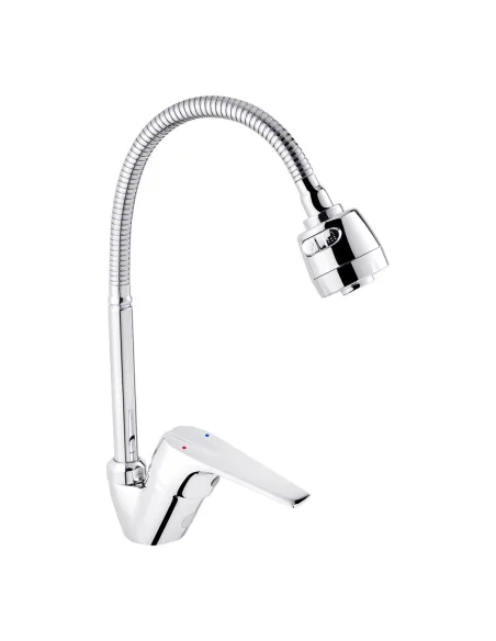 Смеситель для кухни Kroner KRM Odra - C038-1 с гибким изливом Смеситель для кухни Kroner KRM Odra - C038-1 с гибким изливом