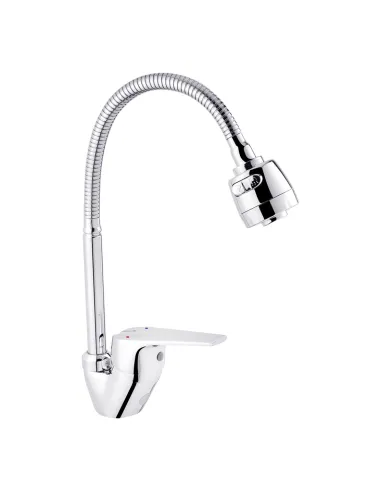 Смеситель для кухни Kroner KRM Odra - C038-1 с гибким изливом