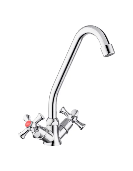 Смеситель для кухни Kroner KRM Rhein - C030, двухвентильный Смеситель для кухни Kroner KRM Rhein - C030, двухвентильный