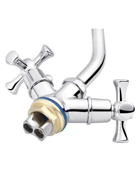 Змішувач для кухні Kroner KRM Rhein - C030, двовентильний