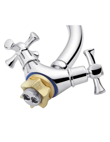 Смеситель для кухни Kroner KRM Rhein - C032, двухвентильный