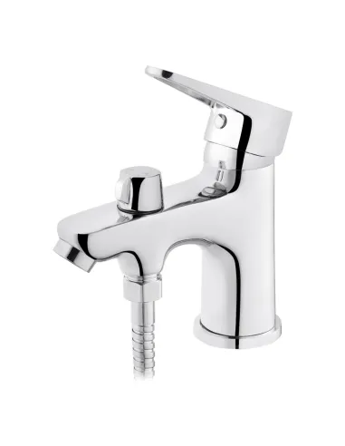 Змішувач для умивальника Kroner KRM Elbe - C015 одноважільний, з гігієнічним душем