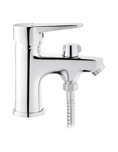 Смеситель для умывальника Kroner KRM Elbe - C015 однорычажный, с гигиеническим душем Смеситель для умывальника Kroner KRM Elbe - C015 однорычажный, с гигиеническим душем