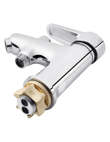 Смеситель для умывальника Kroner KRM Elbe - C015 однорычажный, с гигиеническим душем