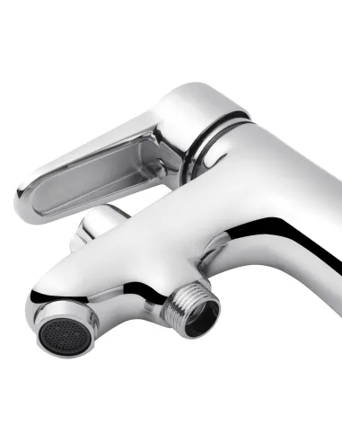 Смеситель для умывальника Kroner KRM Elbe - C015 однорычажный, с гигиеническим душем