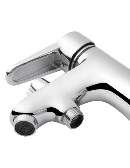 Змішувач для умивальника Kroner KRM Elbe - C015 одноважільний, з гігієнічним душем