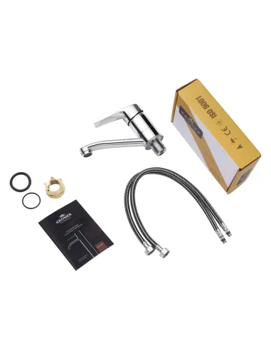 Змішувач для умивальника Kroner KRM Odra - C010 одноважільний