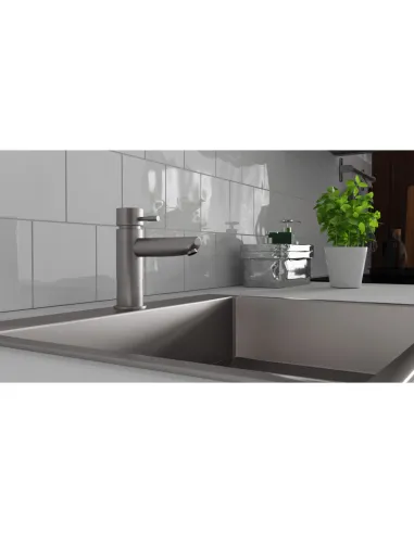 Смеситель для умывальника Kroner KRP Edelstahl Klassisch - ESG010 однорычажный