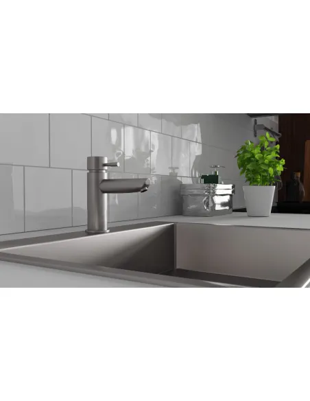 Змішувач для умивальника Kroner KRP Edelstahl Klassisch - ESG010 одноважільний