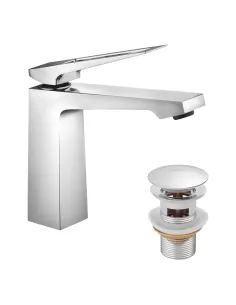 Змішувач для умивальника Kroner KRP Ersel - C0110BV з донним клапаном