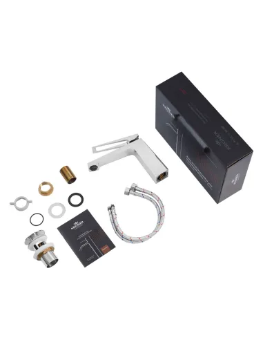 Смеситель для умывальника Kroner KRP Ersel - C0110BV с донным клапаном