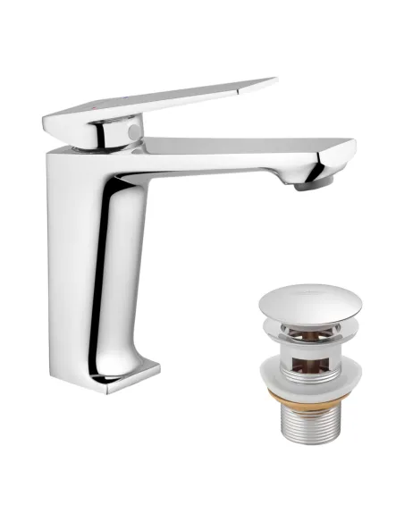 Змішувач для умивальника Kroner KRP Ersel - C0111BV з донним клапаном