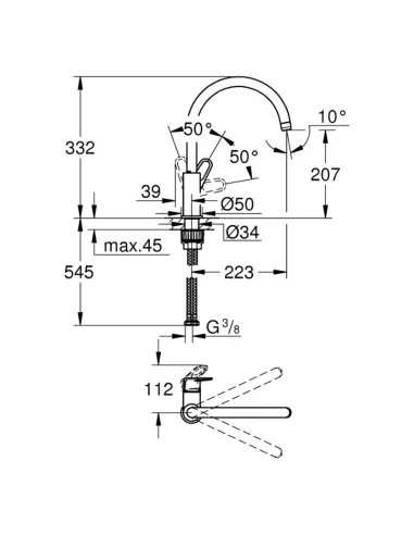 Смеситель для кухни Grohe Start Flow 31555001