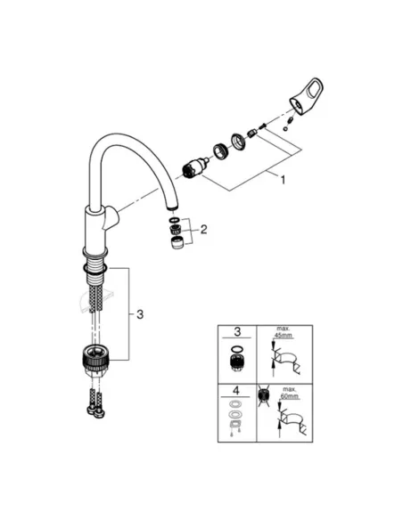 Смеситель для кухни Grohe Start Flow 31555001