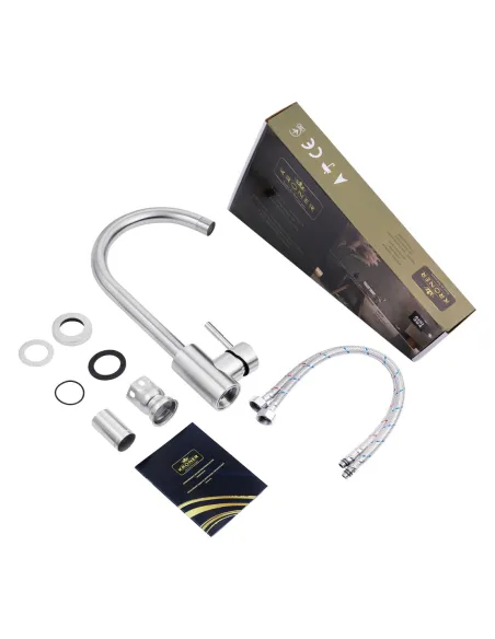 Змішувач для кухні Kroner KRP Edelstahl Klassisch - ESG035