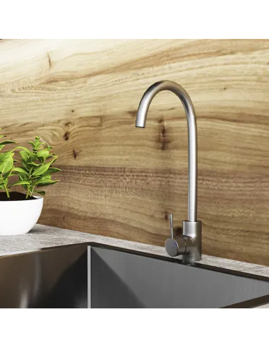 Смеситель для кухни Kroner KRP Edelstahl Klassisch - ESG035