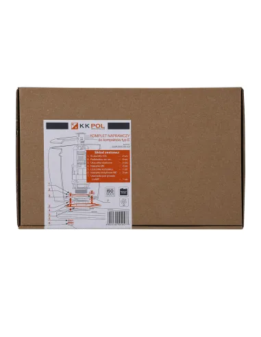 Ремкомплект для бачка унітазу Kkpol АКС/520 (350/K/010-00-T0), тип Е