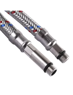 Шланг для підведення води Quality Professional ECO FIX 0,8 метра, М10 х 1/2 дюйми