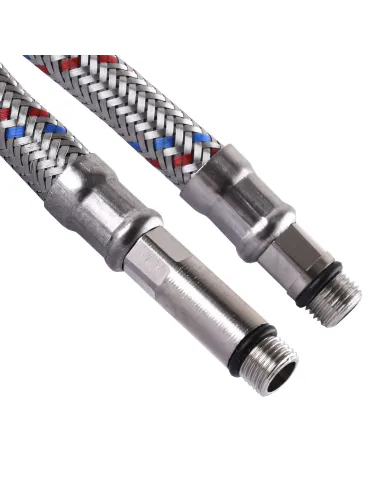 Шланг для подвода воды Quality Professional ECO FIX 0,8 метра, М10 х 1/2 дюйма