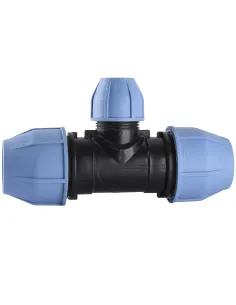 Тройник редукционный для полиэтиленовых труб VS Plast 3004, 63х40х63 мм