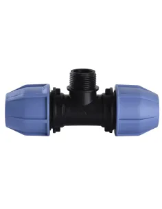 Тройник редукционный для полиэтиленовых труб VS Plast Н 3003, 63 мм х 1 1/2 дюйма