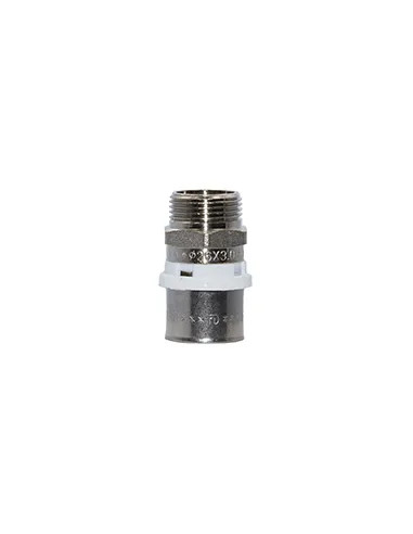 Муфта для металлопластиковых труб Fado Press 20х1/2 дюйма, наружная резьба