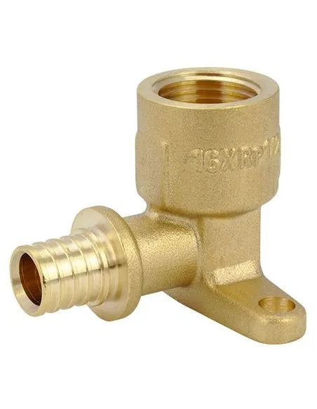 Кут латунний Fado 20х1/2 дюйма, натяжний, внутрішнє різьблення, настінний