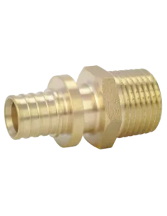 Муфта латунная Fado 20х1/2 дюйма, натяжная, наружная резьба