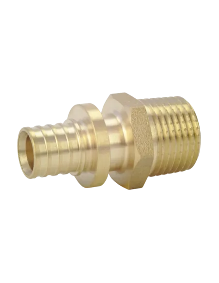 Муфта латунна Fado 20х1/2 дюйма, натяжна, зовнішня різьба