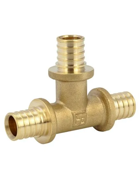 Трійник латунний Fado 16 мм, натяжний