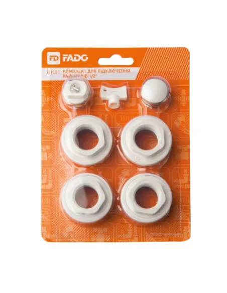 Комплект футорок секційного радіатора Fado 1/2 дюйма